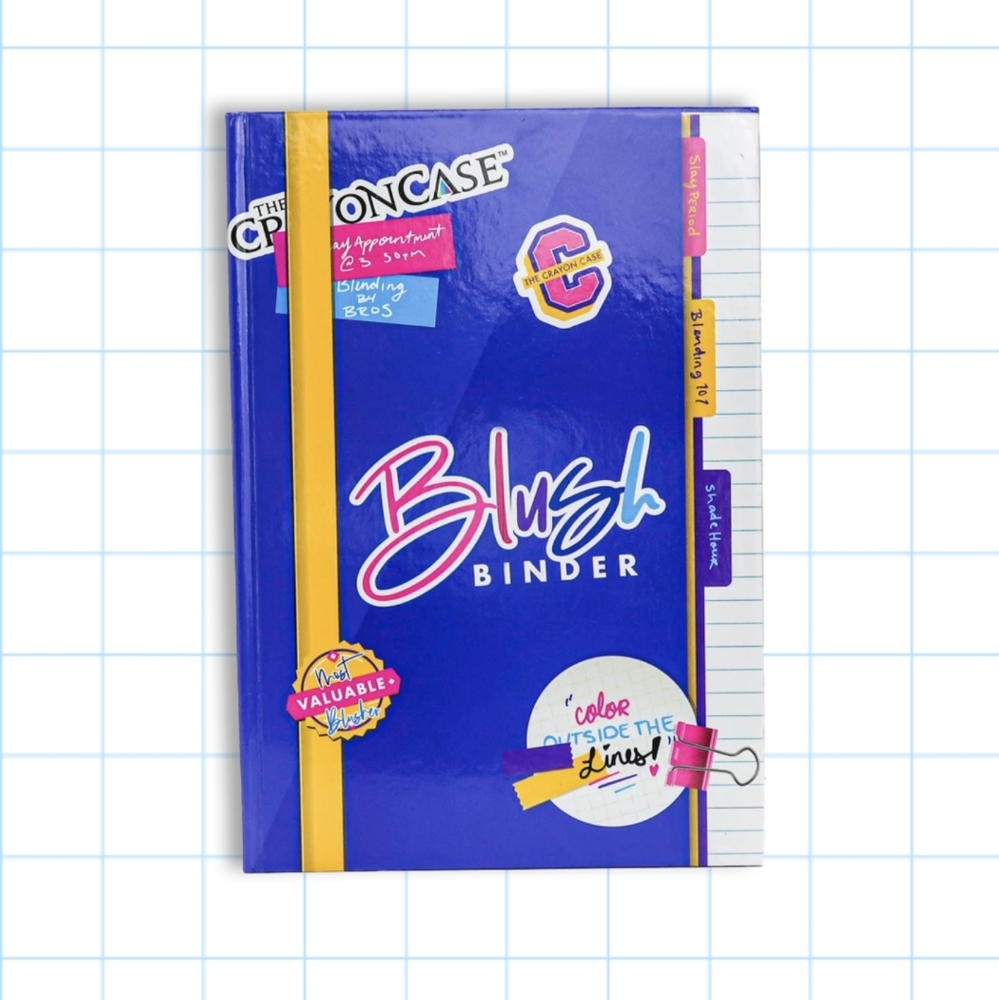 ✨SOLD✨ Crayon Case Blush Binder